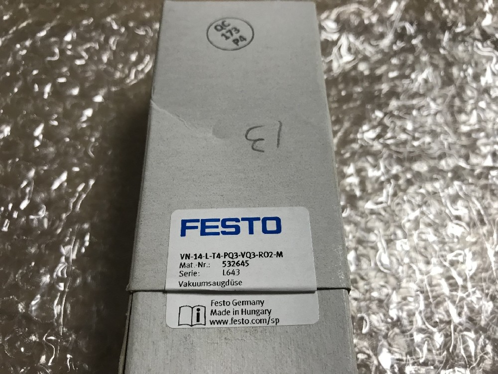 德國FESTO集成式真空發(fā)生器VN-14-L-T4-PQ3-VQ3-RQ2-M